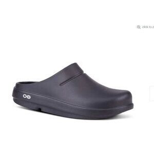 OOFOS OOcloog Clog Black recovery sports comfort slip-on size m4/w6